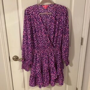 lilly pulitzer cristiana dress purple berry my favorite spot 14
